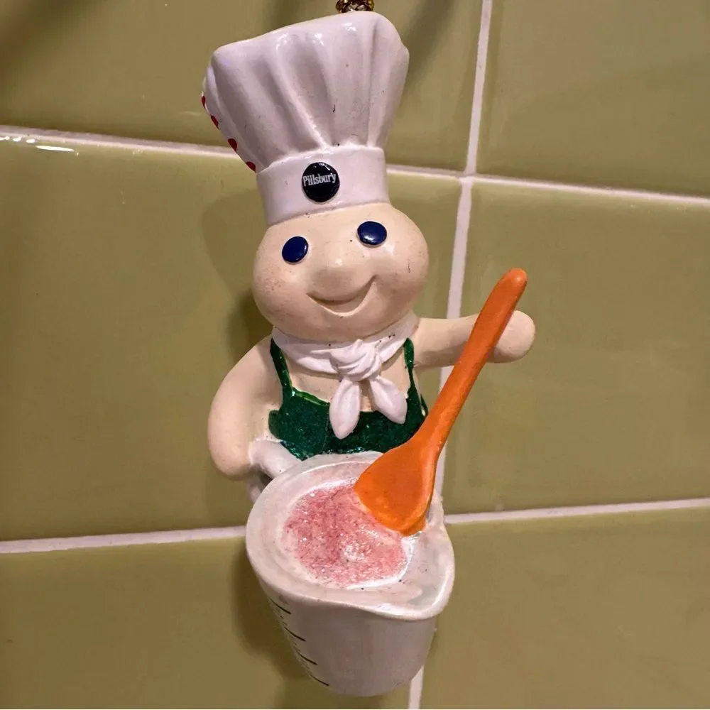 Danbury Mint The Pillsbury Doughboy Glitter Ornament - No Box